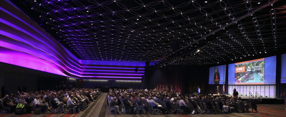 San Antonio Convention Photography of new Henry B Gonzalez Convention Center Ballroom