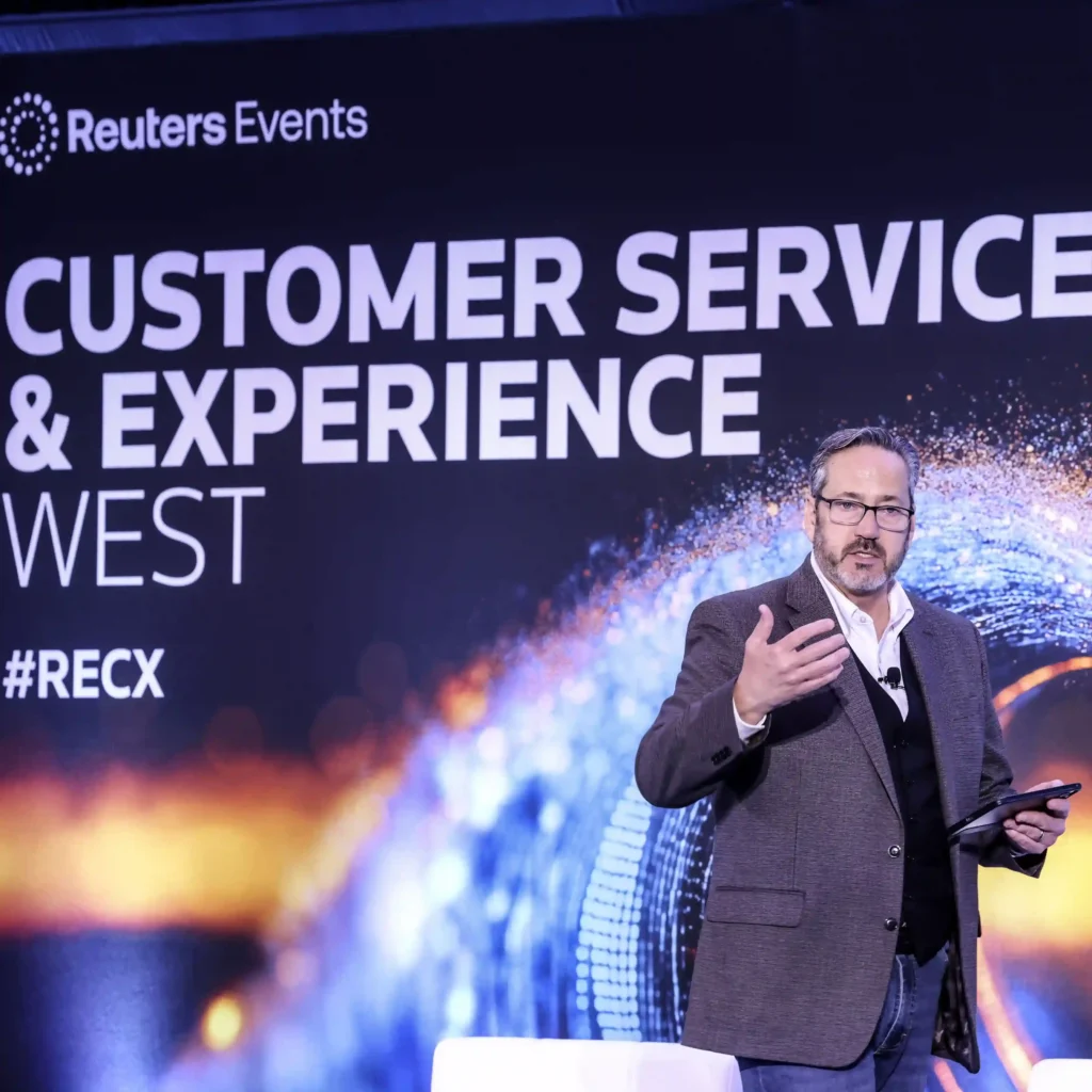 Keynote speaker at Reuters Events #RECX by San Diego corporate event photographer Joseph Rodriguez - proimagesphoto.com